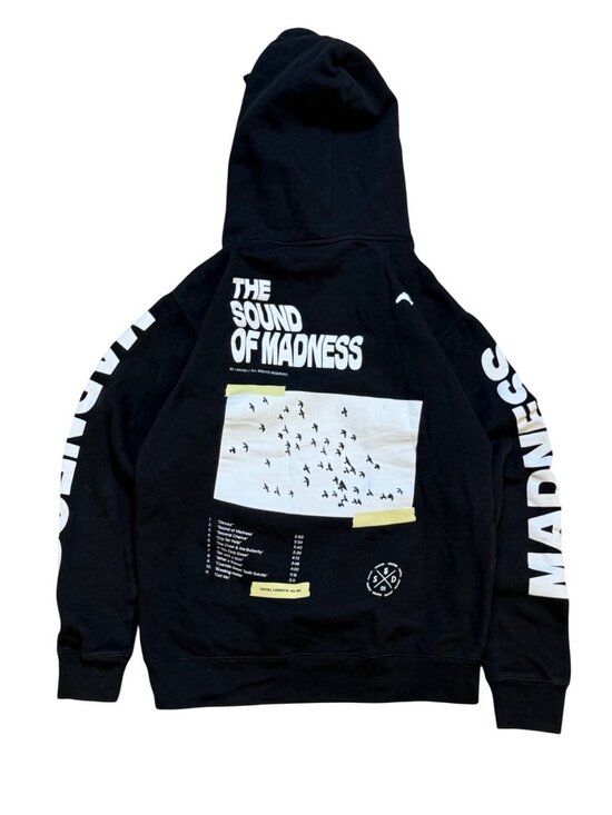 Shinedown Hoodie 2008 Sound Of Madness Album Concert Tour Black Album S - Picture 3 of 6